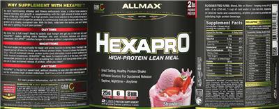 HEXAPRO Strawberry label