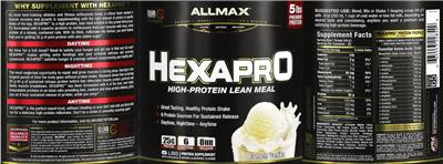HEXAPRO French Vanilla label