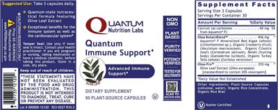 Quantum Immune Support label