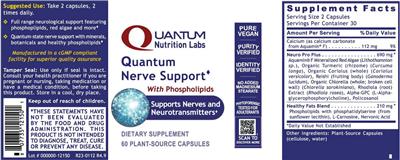 Quantum Nerve Support label