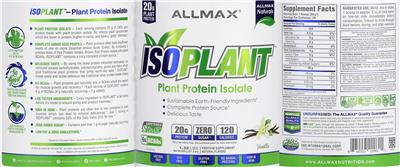 ISOPlant Vanilla label
