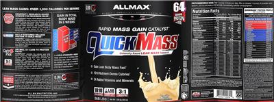 QUICKMASS Vanilla label