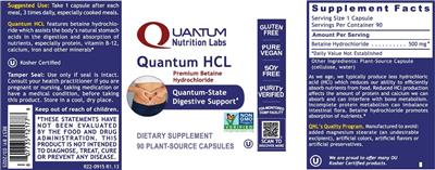 Quantum HCL label