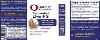 Fermented Liver-PG label
