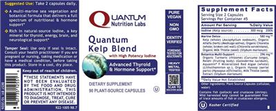 Quantum Kelp Blend label