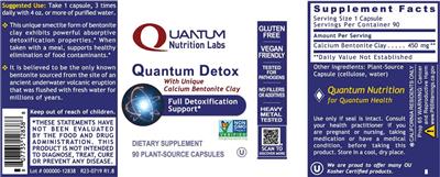 Quantum Detox label