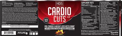 Cardio Cuts 4.0 Miami Sunrise label