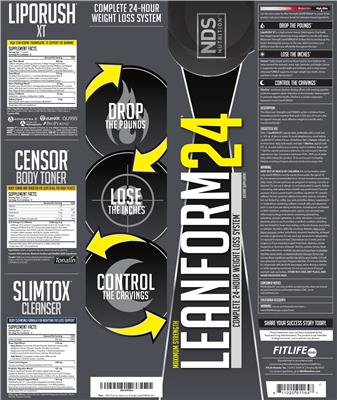 SlimTox Cleanser label
