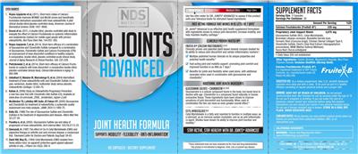 Dr. Joints Advanced label