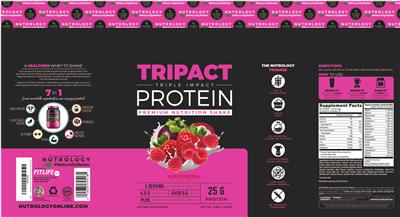 TriPact Protein Superberry label