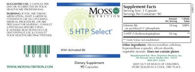 5-HTP Select label