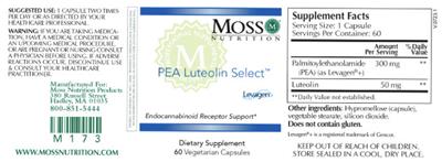 PEA Luteolin Select label