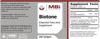 Biotone label