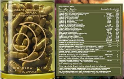 Essential Wellbeing Complex label