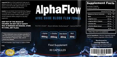 AlphaFlow label