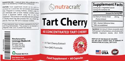Tart Cherry label