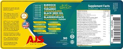 Vitamin Herb Fusion label