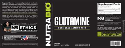 Glutamine label