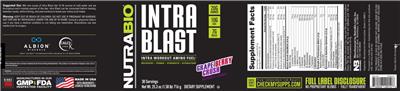 Intra Blast Grape Berry Crush label