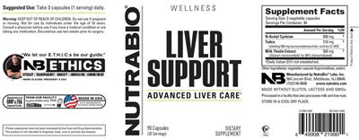 Liver Support label