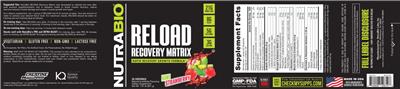 Reload Recovery Matrix Kiwi Strawberry label