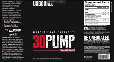 3D Pump Unleashed label