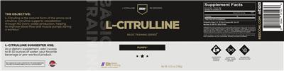 L-Citrulline label