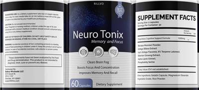 Neuro Tonix label