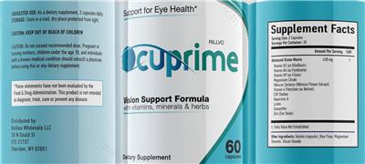 Ocuprime label