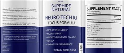 Neuro Tech IQ label