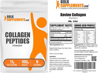 Collegen Peptides Powder 11 g label