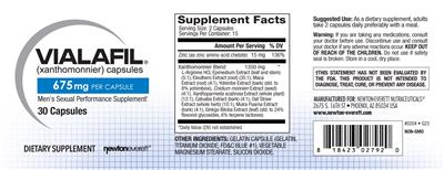 Vialafil 675 mg label