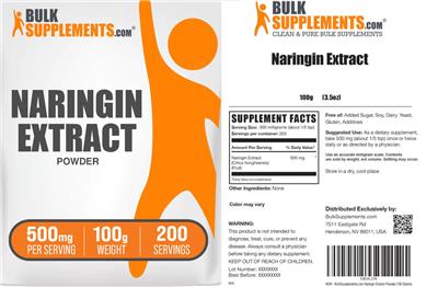 Naringin label