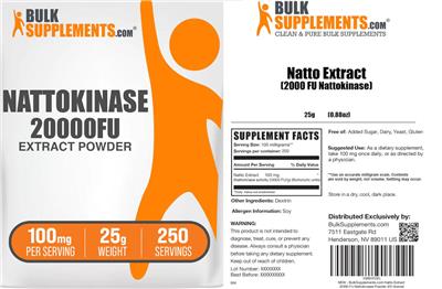 Nattokinase label