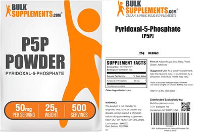 P5P Powder 50 mg label