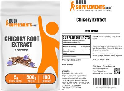 Chicory Extract Powder 5 g label