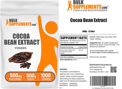 Cocoa Bean Extract label