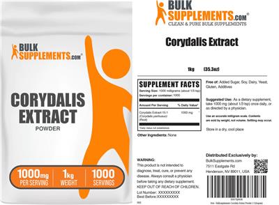 Corydalis Extract label