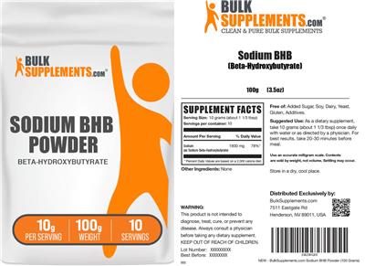 Sodium BHB label