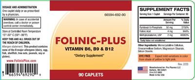 Folinic-Plus label