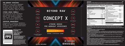Concept X Orange Mango label