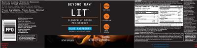 LIT Blue Raspberry label