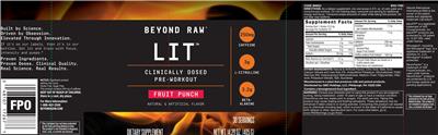 LIT Fruit Punch label