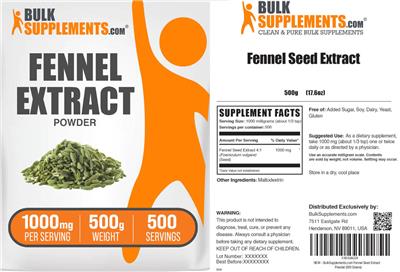 Fennel Seed Extract label