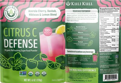 Citrus C Defense label