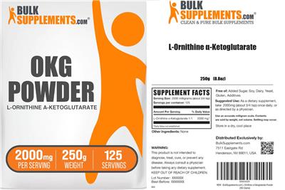 OKG Powder 2000 mg label