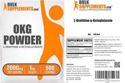 OKG Powder 2000 mg label