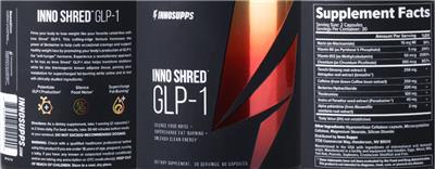 Inno Shred GLP-1 label