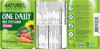 One Daily Multivitamin for Women label