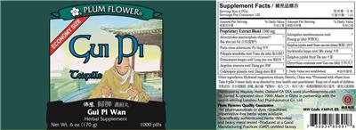 Gui Pi Teapills label